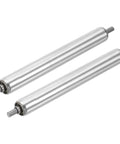 Heavy Duty Stainless Steel Conveyor Roller 1 Inch Diameter 8 Inch Length Replacement Part For Gravity Conveyor Systems with Galvanized End Silver Pack of 2 by Meccanixity