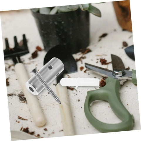 Stainless Steel Cord Clamp With Cross Head Screw For Climbing Plants And Green Walls Trellis Fixing on gardening tools table