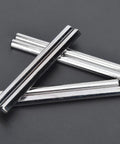 D Shaft Rods 303 and 304 Stainless Steel Accuracy Ground Axles for Robots, CNC Machines, and Automation, 6 Pieces