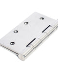3-Pack Heavy Duty Commercial Door Hinge with Silent Steel Plain Bearing, 4.5 inch X 4.5 inch, Thickness 3 mm Stainless Steel