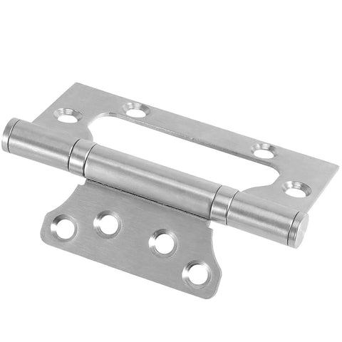 Heavy Duty Non Mortise Stainless Steel Door Hinges 4x3 Inch Flush Mount Brushed Nickel With Screws 16 Pack Smooth 360 Degree Swing Quiet Operation