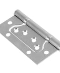 Heavy Duty Non Mortise Stainless Steel Door Hinges 4x3 Inch Flush Mount Brushed Nickel With Screws 16 Pack Smooth 360 Degree Swing