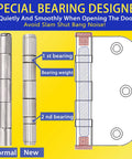 Stainless Steel Exterior Door Hinges With Ball Bearing Three Point Five Inch By Three Point Five Inch Heavy Duty Hinges infographic