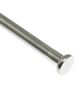 Maxmoral 4 Pack Stainless Steel Door Hinge Pins 4 Inch Interior Door Replacement, shown with silver finish and oiled surface close-up.