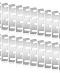 Durable Stainless Steel Door Hinge Shims Set With 20 Pieces 4 Inch Silver For Quick Door Repair and Squeak Free Hinges Easy Install