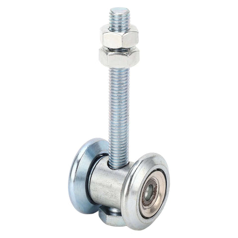 Sliding Door Track Roller Wheel With Stainless Steel Bearing Galvanized Rustproof Low Drag For Garage Doors Arc Design