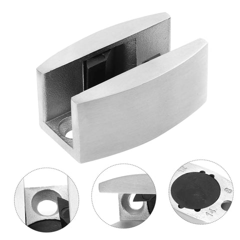 Stainless steel bathroom door stopper silences drafts, reduces noise, and keeps doors secure with easy under door installation.