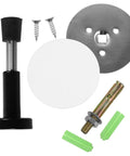 Stainless Steel No Drill Door Stopper Wall Mount Silencer Draft Blocker Durable Rust Resistant Furniture Stopper components
