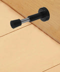 Stainless Steel No Drill Door Stopper Wall Mount Silencer Draft Blocker Durable Rust Resistant Furniture Stopper installed on wall
