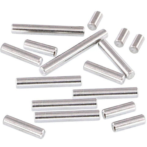 Pro Grade Stainless Steel Dowel Pin Shelf Support Kit 110 Piece Assortment with 5mm x 10mm to 40mm lengths