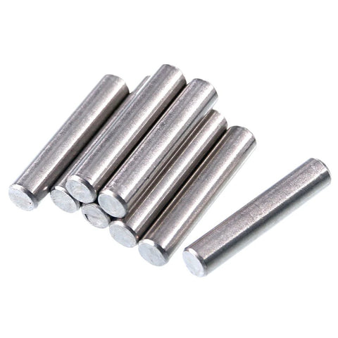 Stainless Steel Shelf Pins 5mm by 25mm 50 Piece Set Polished Nickel Dowel Pins For Fixing Component Position And Joining Parts In Cabinets