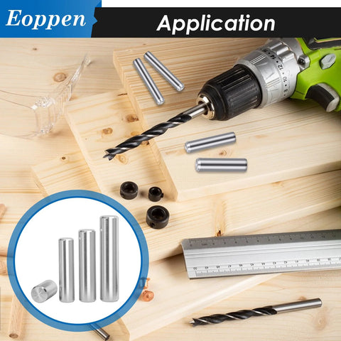 Premium 220 Pieces 304 Stainless Steel Dowel Pin Kit With 22 Sizes M2 M3 M4 M5 for Assembly on Wooden Boards