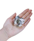 Beefy Heavy Duty 316 Stainless Steel Garboard Drain Plug Kit For Boats, 2 Inch Flange, Half Inch NPT Plug, Fits One Inch Holes, Includes 3 Screws