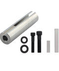 304 Stainless Steel Engine Bearing Sleeve Adapter with bolts and washers for crankshaft diameter extension from 1 inch to 1-1/8 inch.