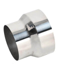 OD 4 Inch To OD 5 Inch Exhaust Pipe To Component Pipe Adapter Reducer Polished Stainless Steel 4 Inch Overall Length Durable 201 Stainless Steel