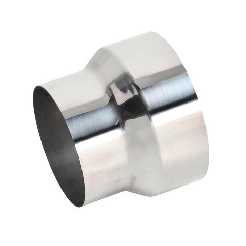 OD 4 Inch To OD 5 Inch Exhaust Pipe To Component Pipe Adapter Reducer Polished Stainless Steel 4 Inch Overall Length Durable 201 Stainless Steel