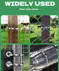 Heavy Duty Stainless Steel Fence Ties 11.8 Inch For Chain Link Fence Chicken Coop Dog Fence Outdoor Fencing And Thermal Insulation 304 Stainless Steel Cable Ties With Reinforced Locking Head To Prevent Loosening Sinlon used on various fences
