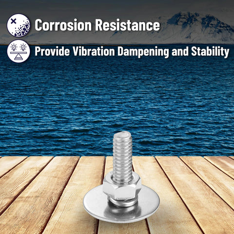 Stainless Fender Washers 1/4 Inch Inner 1 Inch Outer Diameter Pack of 100 showing corrosion resistance and stability benefits.