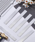 Six Pack 304 Stainless Steel Flat Bar Trim Strips 3mm Thick Rustproof Molding 8 By 1 Inch For Bathroom Mirror Frame Edge Sealing And Wall Decoration DIY Home Kitchen Craft Projects
