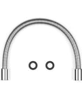 Stainless Steel Flexible Metal Hose 18.5 Inch For Commercial Pre Rinse Kitchen Sink Faucets Replacement with gaskets