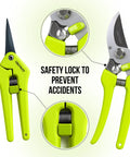2 Pack Stainless Steel Gardening Scissors Set With Pruning Shears And Clippers For Garden Pruning Versatile Dual Cut Pruning Combo