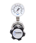 High Purity Stainless Steel Gas Regulator For Nitrogen Helium Argon Carbon Dioxide Hydrogen Oxygen 0 To 500 PSIG Single Stage Pipeline Regulator Model HP743
