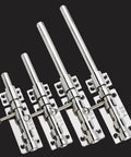 Set of four Slide Bolt Gate Latch Thickened 304 Stainless Steel Heavy Duty Barrel Bolt With Padlock Hole and Dust Canister