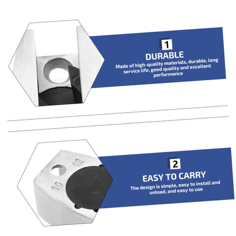 Adjustable stainless steel glass fixing locator with focus on design features like durability and easy installation.