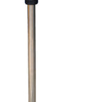 Vestil LDP-SS-316 Bung Stainless Steel Hand Drum Pump 2 In. Silver shown in full view