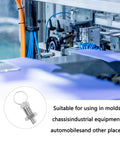 Stainless Steel Spring Plunger with Pull Ring Set shown in industrial equipment environment for mold and chassis use.