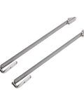 Two Jonlaki 250mm boat hatch springs, 316 stainless steel with mounting brackets and end hooks