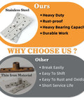 Comparison of 6 Inch Pivot Door Hinges 360 Degree Rotation Hidden Hinges Heavy Duty Stainless Steel with thin iron hinges