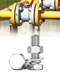 1/4-20 x 1-1/4 Inch Hex Bolts and Nuts Kit With Flat Washers Stainless Steel used in machinery assembly