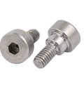 Stainless Steel Hex Socket Shoulder Bolts Set 10 Piece 304 Stainless 6mm Shoulder Diameter 3mm Shoulder Length M4 Thread 7mm Thread Length Fully Threaded Silver Tone Hardware By Uxcell For Machinery And Projects