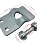 Stainless Steel Bearing Plate And Roller Assembly For K0195 K0196 K0197 K0198 Double Action Hinge Replacement Part with dimensions shown
