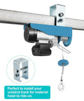 Organize and secure heavy items with a durable stainless steel hanger bracket designed for 1-5/8 inch UNISTRUT channels, installed