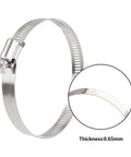 30 Pcs 3 Inch Adjustable Stainless Steel Hose Clamps Worm Gear Clamps 72 To 95mm Range Duct Clamp For Automotive Water Pipe Hose Clip 304 Stainless Steel Durable Rust Resistant Heavy Duty Construction For Tough Everyday Use