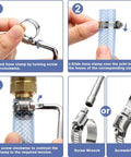 Hose Clamp Assortment 180 Pcs Stainless Steel Worm Gear Clamps Kit For Fuel Line Plumbing Automotive installations with wrench and screwdriver.