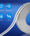 16 Ft DIY Hose Clamps Assortment Kit in 304 Stainless Steel Worm Gear Bands with heavy duty fasteners and features