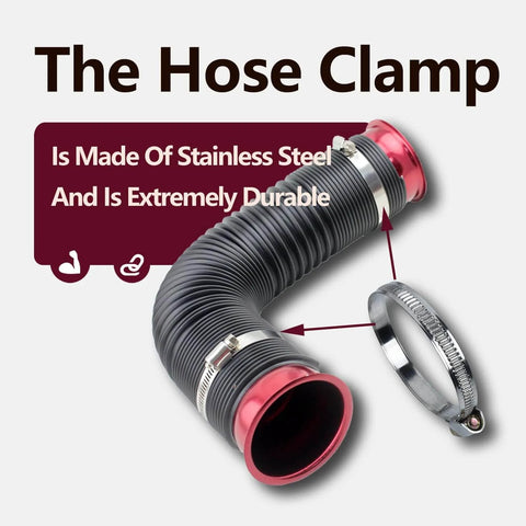 10 Pcs Narrow 9mm Stainless Steel Adjustable Hose Clamp 40 To 60mm HC40 To 60 Pack Durable Rust Resistant With Toothed Design And Smooth Edge
