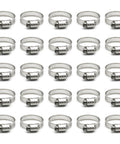 Stainless Steel Worm Gear Hose Clamps 1 Inch Adjustable 19 To 29mm 304 Stainless Marine Auto Fuel Line Clamps 25 Pack With High Corrosion Resistance