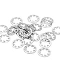 Internal Tooth Washers One Quarter Inch Stainless Steel Serrated Pack Of 100 scattered view