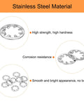 Internal Tooth Washers One Quarter Inch Stainless Steel Serrated Pack Of 100 showcasing strength and corrosion resistance features.