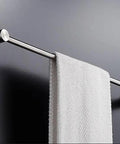 Premium Stainless Steel Kitchen Tool Utensil Organizer Rack with Movable Hooks for Pan Pot, Wall Mount with towel hanging