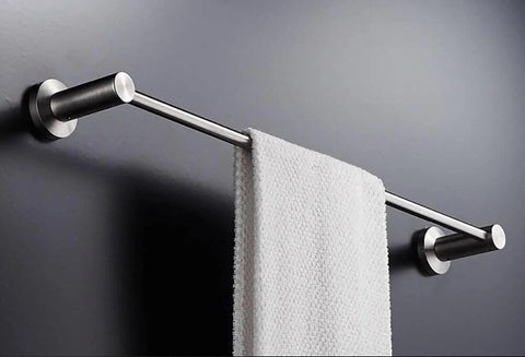 Premium Stainless Steel Kitchen Tool Utensil Organizer Rack with Movable Hooks for Pan Pot, Wall Mount with towel hanging