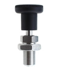 Stainless Steel Spring Return Knob Plunger M10 Push Fit Ball Nose Indexing For Quick Release And Smooth Rotation In Industrial Machinery