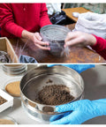Durable 18 Mesh Lab Sieve For Industrial Laboratory Use, 8 Inch Diameter 304 Stainless Steel Wire Cloth Test Sieve With 1mm Openings