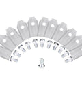 ✝️ Lyreh 36pcs Replacement Blades for Segway Navimow i105N series, stainless steel blades with screws for robotic lawn mower