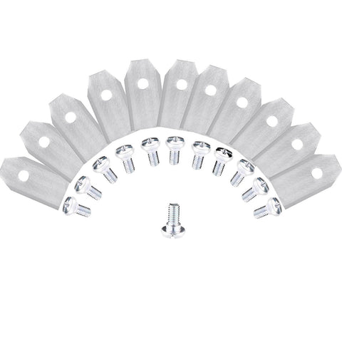 ✝️ Lyreh 36pcs Replacement Blades for Segway Navimow i105N series, stainless steel blades with screws for robotic lawn mower