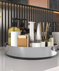 Pantry Cabinet Lazy Susan Black 304 Stainless Steel Turntable For Spices Snacks And Kitchen Organization 10 Inch Diameter